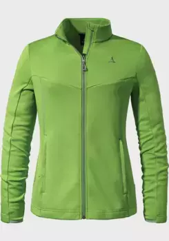 Флисовая куртка Schffel "Fleece Jacket Bleckwand L", без капюшона, зеленый