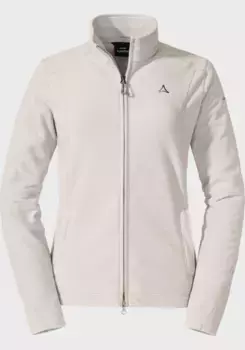 Флисовая куртка Schffel "Fleece Jacket Leona3", без капюшона, белый