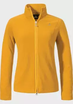 Флисовая куртка Schffel "Fleece Jacket Leona3", без капюшона, цвет 5085 - Gelb