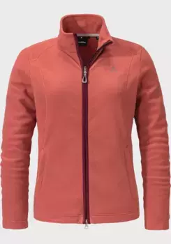 Флисовая куртка Schffel "Fleece Jacket Leona3", без капюшона, красный