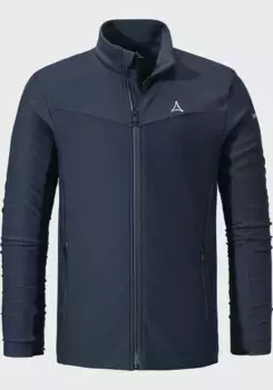 Флисовая куртка Schffel "Fleece Jacket Parsenn M", без капюшона, синий