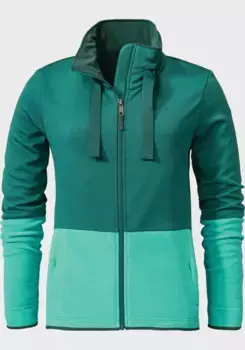 Флисовая куртка Schffel "Fleece Jacket Pelham L", без капюшона, зеленый