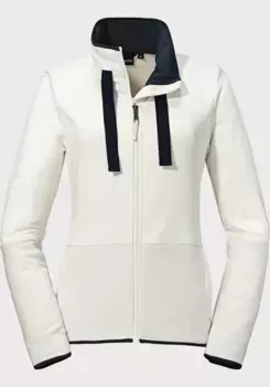 Флисовая куртка Schffel "Fleece Jacket Pelham L", без капюшона, белый