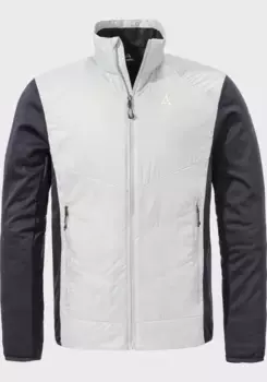 Флисовая куртка Schffel "Hiking Hybrid Jk Style Cascata MNS", без капюшона, зеленый