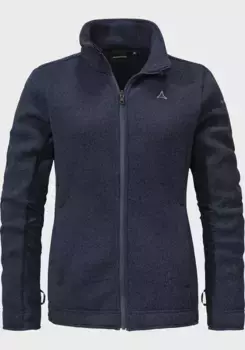 Флисовая куртка Schffel "ZipIn Fleece Oberau L", без капюшона, синий