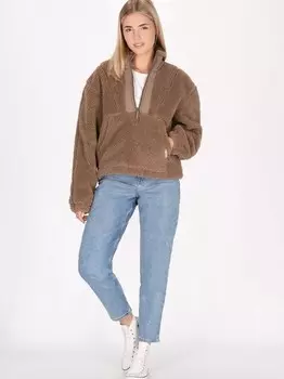 Флисовая куртка Schmuddelwedda, коричневый