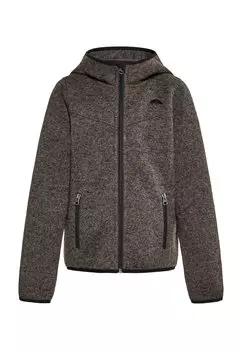 Флисовая куртка Schmuddelwedda Strickfleeceblouson, цвет Grau Melange