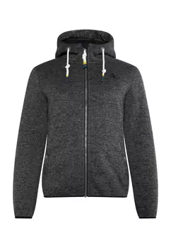 Флисовая куртка Schmuddelwedda Strickfleeceblouson, цвет Grau Melange