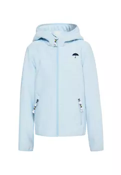 Флисовая куртка Schmuddelwedda Strickfleeceblouson Mit Teddyfutter, цвет Eisblau Melange