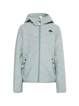 Флисовая куртка Schmuddelwedda Strickfleeceblouson MiTeddyfutter, цвет mint melange