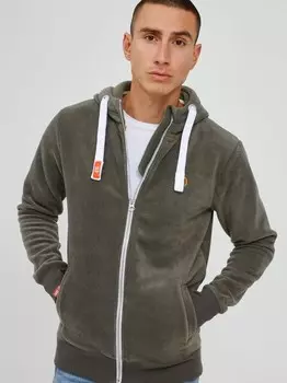 Флисовая куртка сдлоки Solid, зеленый