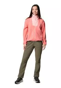 Флисовая куртка "секвойя" воротник-стойка Columbia, цвет 685 alpenglow, pin