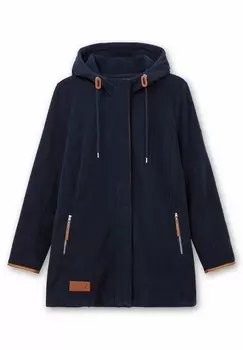 Флисовая куртка Sheego, темно-синий