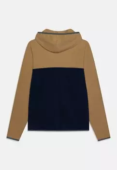 Флисовая куртка Snap Unisex Patagonia, новый темно-синий/серо-коричневый