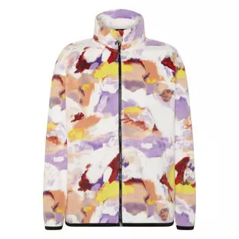 Флисовая куртка со сплошным узором CHIEMSEE, цвет orange