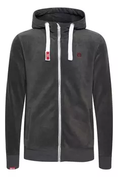 Флисовая куртка !Solid Fleece Jacket, серый