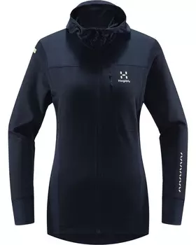 Флисовая куртка среднего размера с мультикапюшоном Haglfs, синий