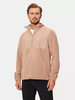 Флисовая куртка стандартного кроя 4F, бежевый