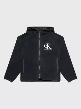 Флисовая куртка стандартного кроя Calvin Klein, черный