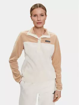 Флисовая куртка стандартного кроя Columbia, экрю