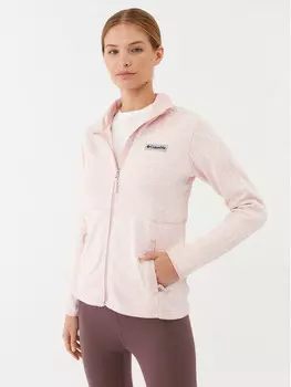 Флисовая куртка стандартного кроя Columbia, розовый