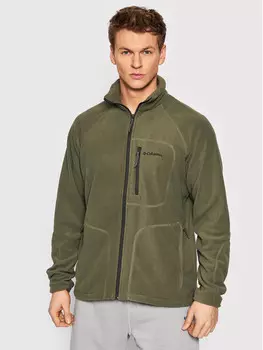 Флисовая куртка стандартного кроя Columbia, зеленый