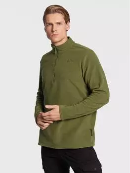 Флисовая куртка стандартного кроя Jack Wolfskin, зеленый