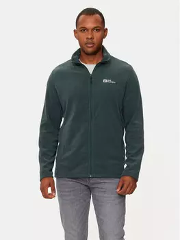 Флисовая куртка стандартного кроя Jack Wolfskin, зеленый