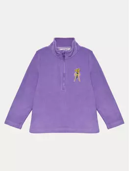 Флисовая куртка стандартного кроя Mini Rodini, фиолетовый