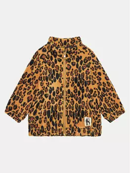 Флисовая куртка стандартного кроя Mini Rodini, коричневый