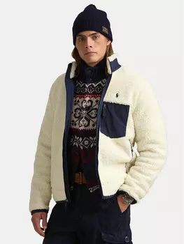 Флисовая куртка стандартного кроя Polo Ralph Lauren, экрю