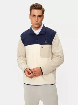 Флисовая куртка стандартного кроя Polo Ralph Lauren, бежевый