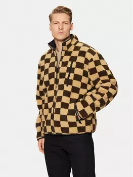 Флисовая куртка стандартного кроя Solid, бежевый