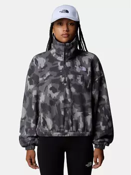 Флисовая куртка стандартного кроя The North Face, серый
