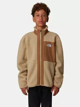Флисовая куртка стандартного кроя The North Face, бежевый