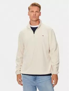 Флисовая куртка стандартного кроя Tommy Jeans, бежевый