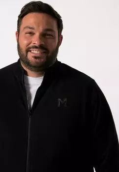 Флисовая куртка STEHKRAGEN Men Plus, черный