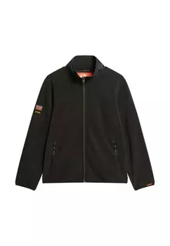 Флисовая куртка Superdry, черный