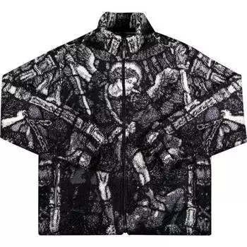 Флисовая куртка Supreme Saint Michael, черный