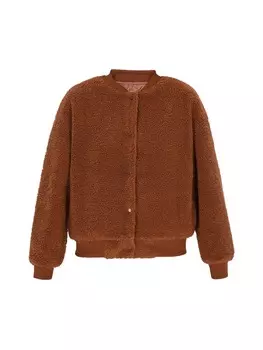 Флисовая куртка Swirly, коричневый