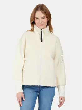 Флисовая куртка свободного кроя Didriksons, экрю