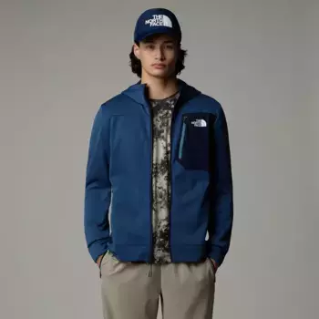 Флисовая куртка The North Face "M MA FZ FLEECE" (1 шт.), с капюшоном, синий