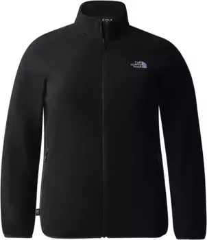 Флисовая куртка The North Face "PLUS 100 GLACIER FLEECE FULL ZIP", размер оверсайз, черный
