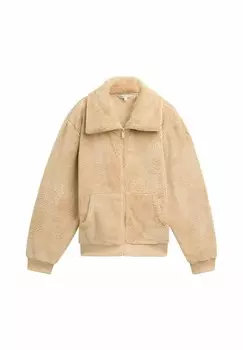 Флисовая куртка TOM TAILOR DENIM, бежевый