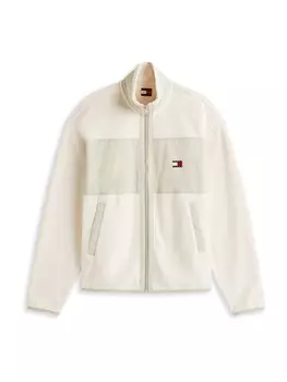 Флисовая куртка Tommy Jeans, бежевый