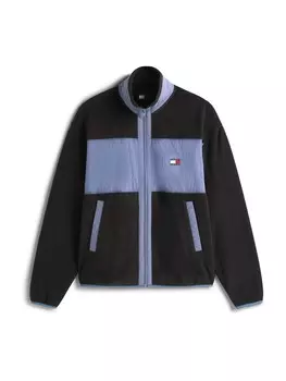Флисовая куртка Tommy Jeans, черный