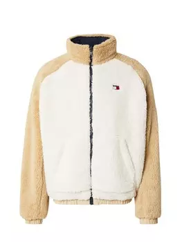 Флисовая куртка Tommy Jeans Fleece Jacket, бежевый
