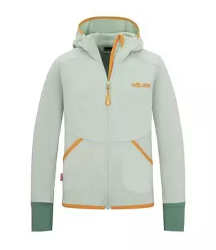 Флисовая куртка Trollkids Fleece Jacke Saltfjord, цвет Salbeigrn/Saharagelb