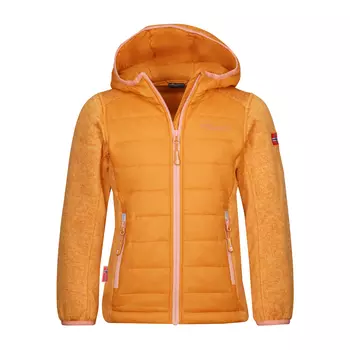 Флисовая куртка Trollkids hybride Fleece Jacke Skabu, цвет Saharagelb/Koralle