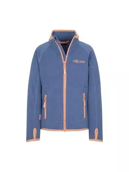 Флисовая куртка Trollkids Noresund, цвет lotus blue/dahlia